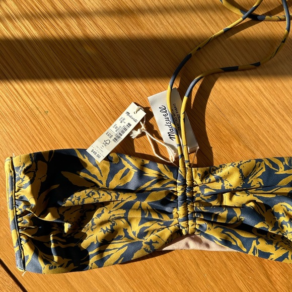 Madewell Cinched Halter Bikini High Waisted bottom Size Small - Picture 4 of 6